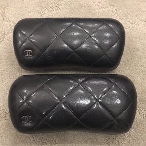 Set of two Chanel eyeglass cases 100% authentic